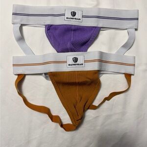 Men's Purple and Orange Jockstraps
